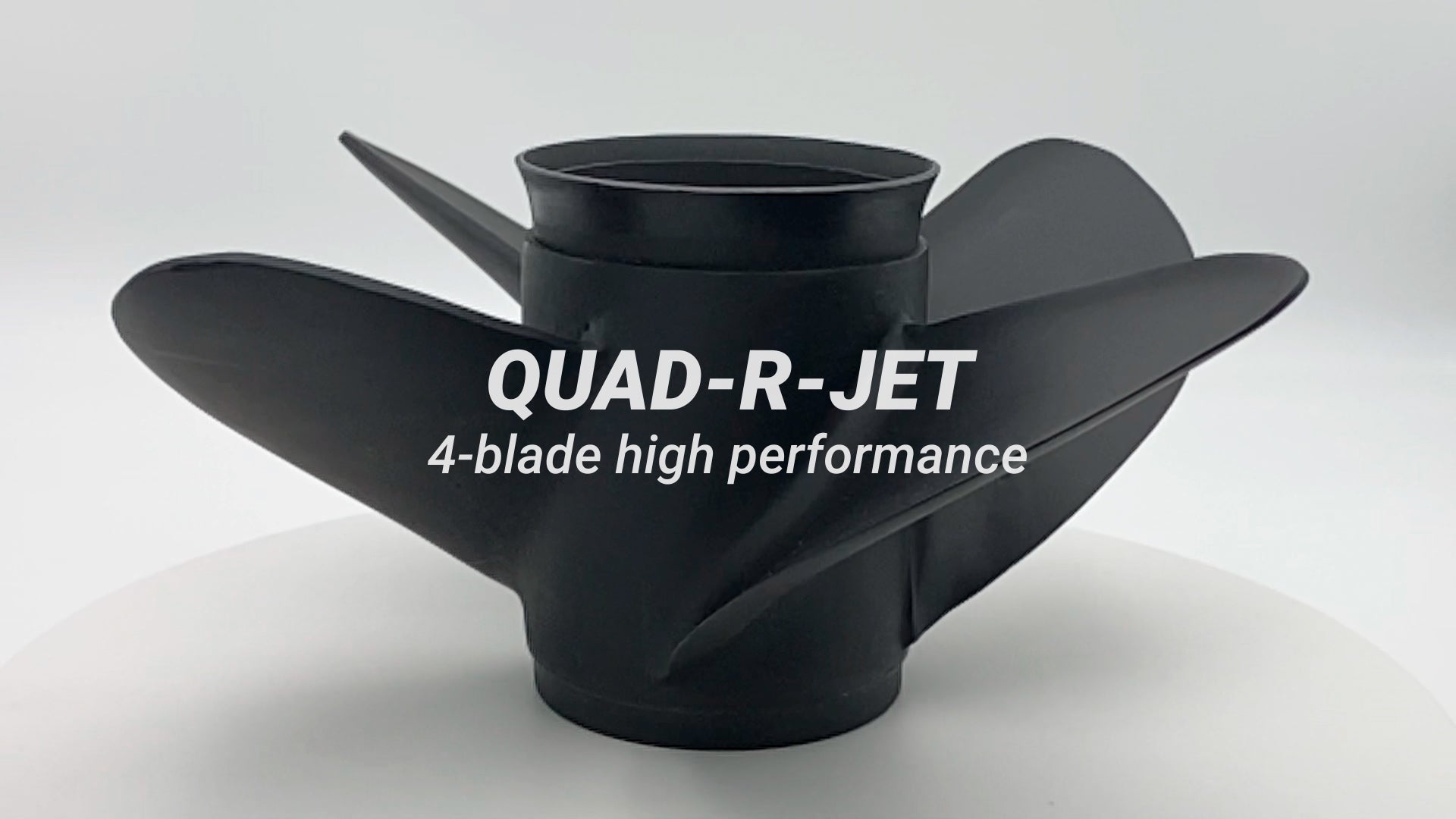 Load video: Propco Quad-R-Jet High Performance Boat Propeller